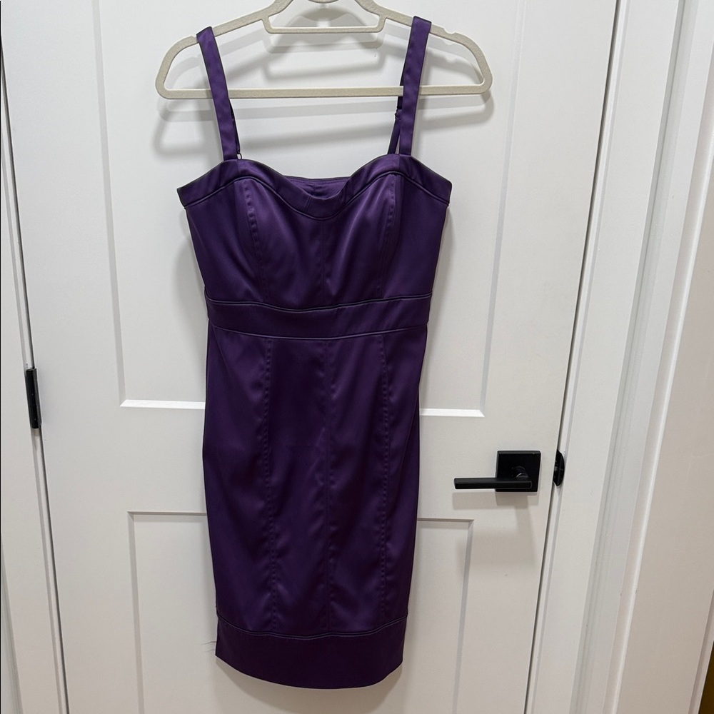 Jessica Simpson Silky Elegant Purple Women's Dress